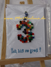 Geburtstagskarte Anhänger Magnetzahll